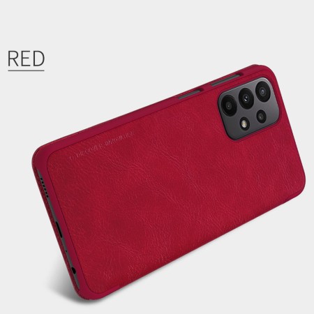 Husa pentru Samsung Galaxy A23 4G / A23 5G - Nillkin QIN Leather Case - Red