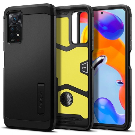 Husa pentru Xiaomi Redmi Note 11 Pro 4G / Note 11 Pro 5G - Spigen Tough Armor - Black