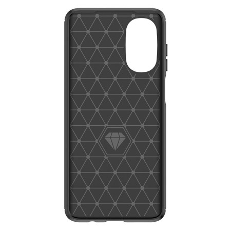 Husa pentru Motorola Moto G52 4G / Moto G82 5G - Techsuit Carbon Silicone - Black