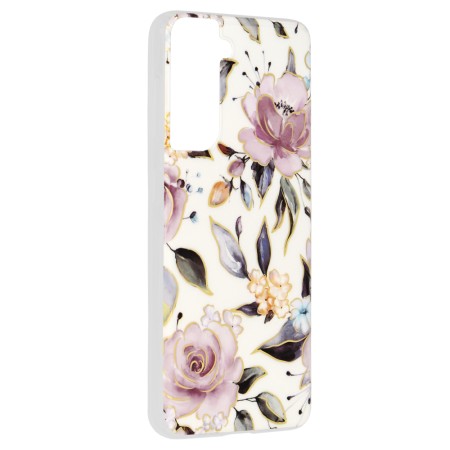 Husa pentru Samsung Galaxy S21 5G - Techsuit Marble Series - Chloe White