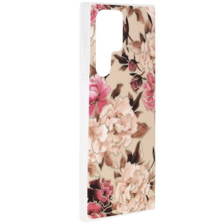 Husa pentru Samsung Galaxy S22 Ultra 5G - Techsuit Marble Series - Mary Berry Nude