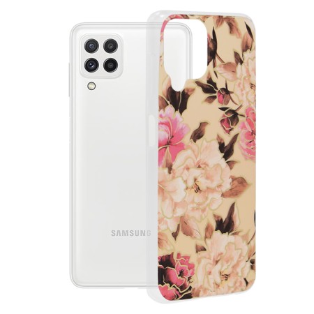 Husa pentru Samsung Galaxy A22 4G / M22 4G - Techsuit Marble Series - Mary Berry Nude