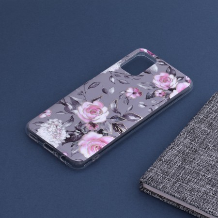 Husa pentru Samsung Galaxy A03s - Techsuit Marble Series - Bloom of Ruth Gray