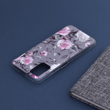 Husa pentru Samsung Galaxy A03s - Techsuit Marble Series - Bloom of Ruth Gray