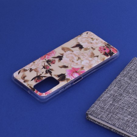 Husa pentru Samsung Galaxy A03s - Techsuit Marble Series - Mary Berry Nude