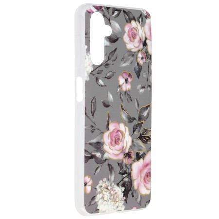 Husa pentru Samsung Galaxy A13 5G / A04s - Techsuit Marble Series - Bloom of Ruth Gray