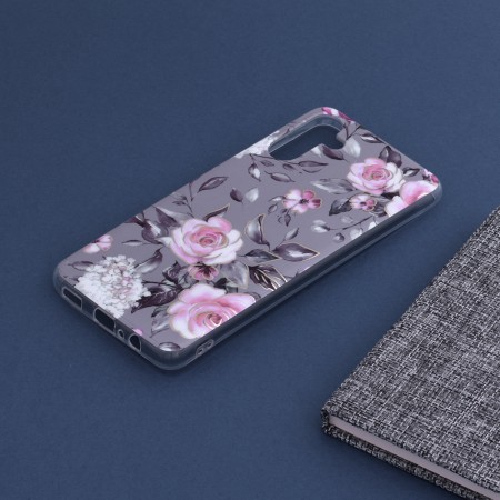 Husa pentru Samsung Galaxy A13 5G / A04s - Techsuit Marble Series - Bloom of Ruth Gray