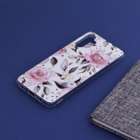 Husa pentru Samsung Galaxy A13 5G / A04s - Techsuit Marble Series - Chloe White