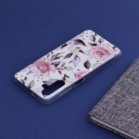 Husa pentru Samsung Galaxy A13 5G / A04s - Techsuit Marble Series - Chloe White