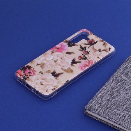 Husa pentru Samsung Galaxy A13 5G / A04s - Techsuit Marble Series - Mary Berry Nude