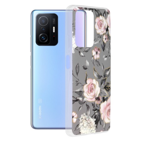 Husa pentru Xiaomi 11T / 11T Pro - Techsuit Marble Series - Bloom of Ruth Gray