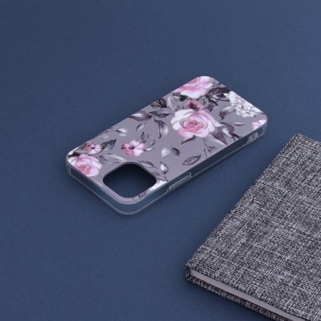 Husa pentru iPhone 13 mini - Techsuit Marble Series - Bloom of Ruth Gray