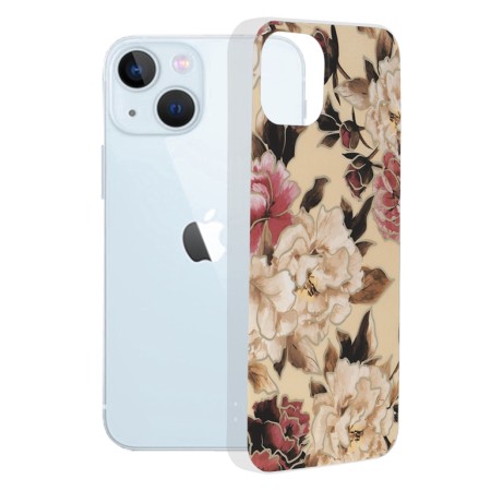 Husa pentru iPhone 13 - Techsuit Marble Series - Mary Berry Nude