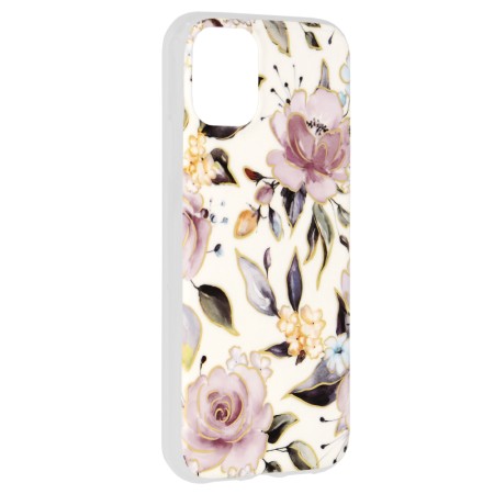 Husa pentru iPhone 11 - Techsuit Marble Series - Chloe White