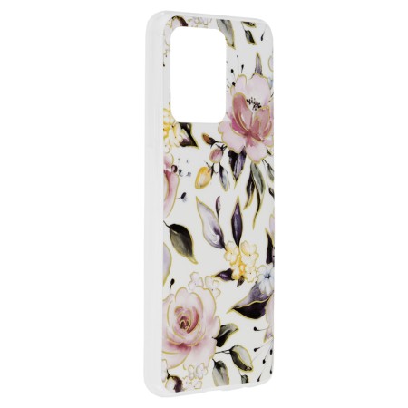 Husa pentru Oppo A94 4G / Reno5 Lite - Techsuit Marble Series - Chloe White