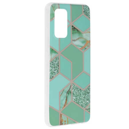 Husa pentru Samsung Galaxy A32 4G - Techsuit Marble Series - Green Hex