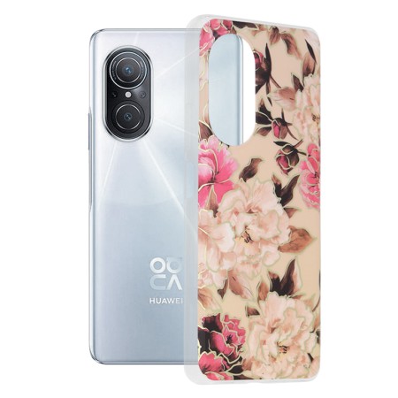 Husa pentru Huawei nova 9 SE - Techsuit Marble Series - Mary Berry Nude