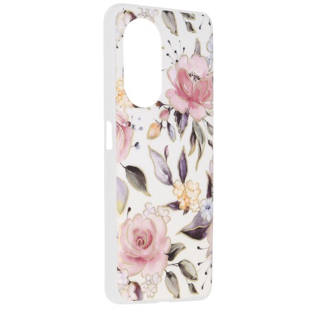 Husa pentru Huawei nova 9 SE - Techsuit Marble Series - Chloe White