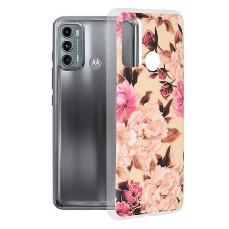 Husa pentru Motorola Moto G60 - Techsuit Marble Series - Mary Berry Nude