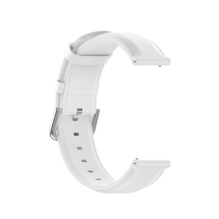 Curea pentru Samsung Galaxy Watch 4/5/Active 2, Huawei Watch GT 3 (42mm)/GT 3 Pro (43mm) - Techsuit Watchband 20mm (W007) - White