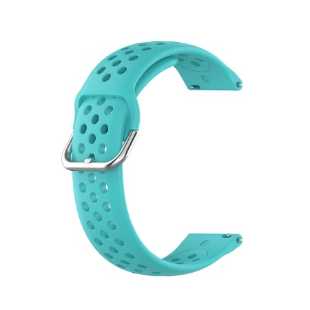 Curea pentru Samsung Galaxy Watch 4/5/Active 2, Huawei Watch GT 3 (42mm)/GT 3 Pro (43mm) - Techsuit Watchband 20mm (W004) - Turquoise