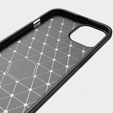 Husa pentru iPhone 14 Pro Max - Techsuit Carbon Silicone - Black