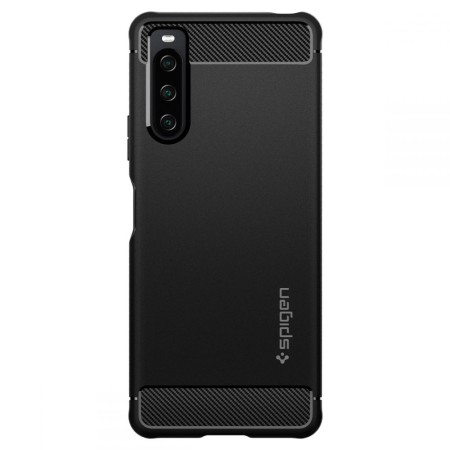 Husa pentru Sony Xperia 10 IV - Spigen Rugged Armor - Black