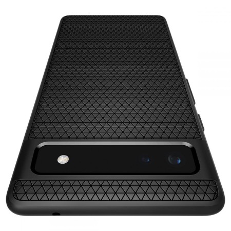 Husa pentru Google Pixel 6a - Spigen Liquid Air - Matte Black