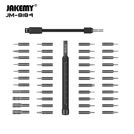 Trusa Surubelnite cu Accesorii 47in1 - Jakemy Precision (JM-8184) - White