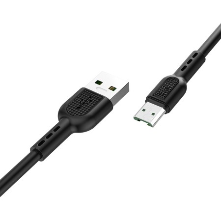 Cablu de Date USB la Micro USB 20W, 4A, 1m - Hoco Surge (X33) - Black