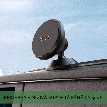 Suport Auto Magnetic pentru Bord - Hoco Ligue (CA79) - Black