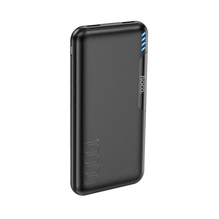 Baterie Externa 10000mAh, 2x USB, Micro-USB, tip C, LED - Hoco Easylink (J82) - Black