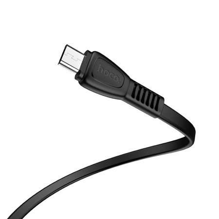 Cablu de Date USB-A la Micro-USB 12W, 2.4A, 1m - Hoco Noah (X40) - Black