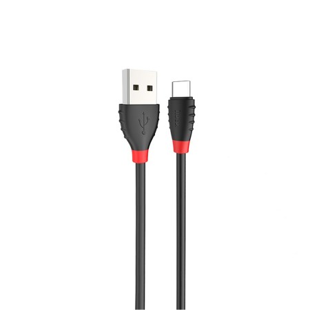 Cablu de Date USB-A la USB Type-C 10W, 2.4A, 1.2m - Hoco Excellent charge (X27) - Black