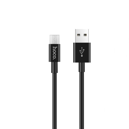 Cablu de Date USB la Micro-USB 15W, 3A, 1m - Hoco Skilled (X23) - Black