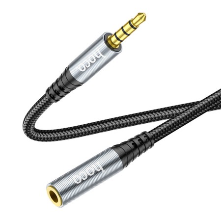 Cablu Audio Jack la Jack 1m - Hoco (UPA20) - Grey