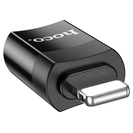 Adaptor OTG Lightning la Type-C 2A - Hoco (UA17) - Black