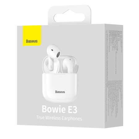 Casti Bluetooth Wireless Stereo - Baseus Bowie E3 (NGTW080002) - White