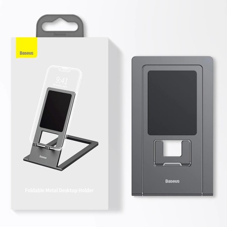 Suport Birou Telefon / Tableta - Baseus Foldable (LUKP000013) - Gray