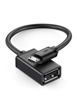 Adaptor USB to Micro-USB 480Mbps, 15cm - Ugreen (10396) - Black