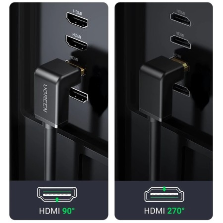 Cablu Video HDMI la HDMI 4kat30Hz, 2m - Ugreen (10173) - Black