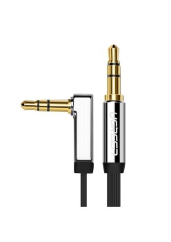 Cablu Audio Jack la Jack 3m - Ugreen Flat Design (10728) - Black