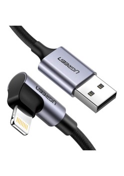 Cablu de Date USB la Lightning 2.4A, 1.5m - Ugreen (60770) - Black