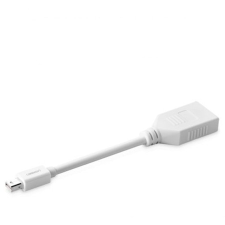 Convertor Mini DisplayPort la DisplayPort 4kat2k, 15cm - Ugreen (10445) - White