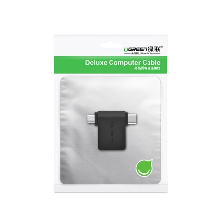 Adaptor OTG Micro-USB la Type-C, USB 3.0 5Gbps - Ugreen (30453) - Black