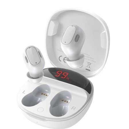 Casti Bluetooth Wireless - Baseus Encok WM01 Plus (NGWM01P-02) - White