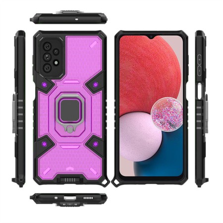 Husa pentru Samsung Galaxy A13 4G - Techsuit Honeycomb Armor - Rose-Violet