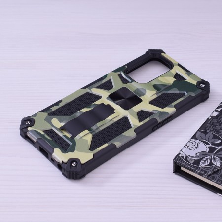 Husa pentru Oppo A54 5G / A74 5G / OnePlus Nord N200 5G - Techsuit Blazor Series - Camo Lime