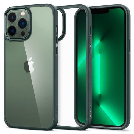 Husa pentru iPhone 13 Pro - Spigen Ultra Hybrid - Midnight Green