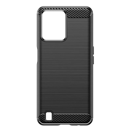 Husa pentru Realme C31 - Techsuit Carbon Silicone - Black